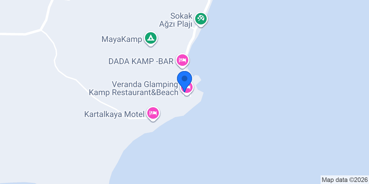 Poseidon Camping Beach konumu