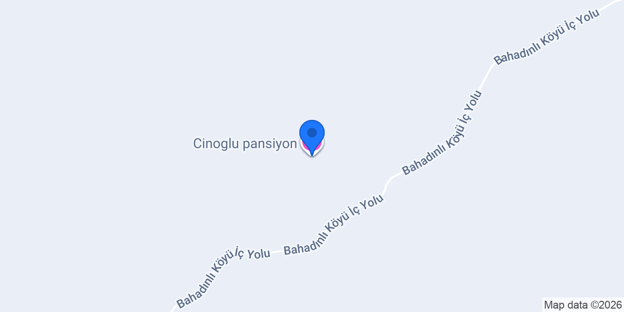 Cinoglu pansiyon konumu