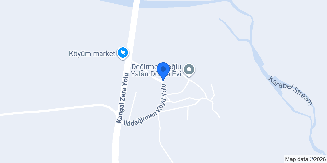 İki Değirmen Köyü Muhtarlığı konumu