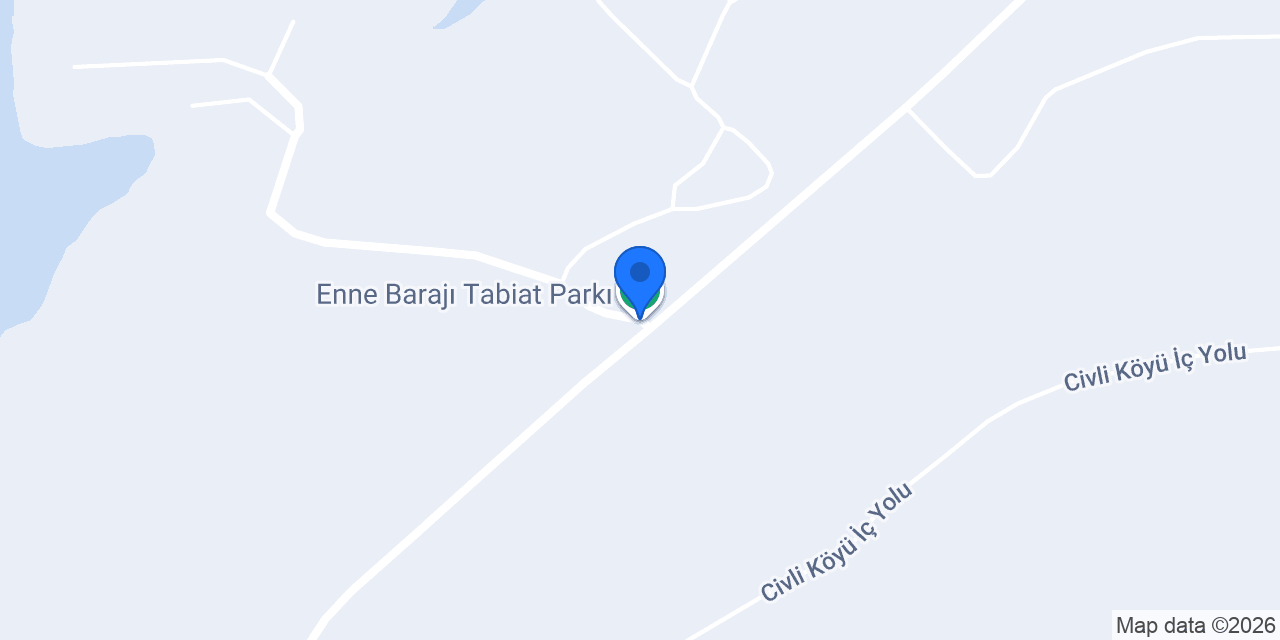 Enne Barajı Tabiat Parkı konumu