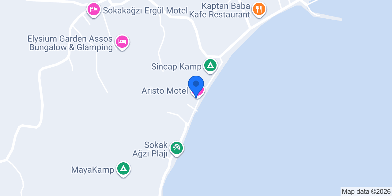 Aristo Motel konumu