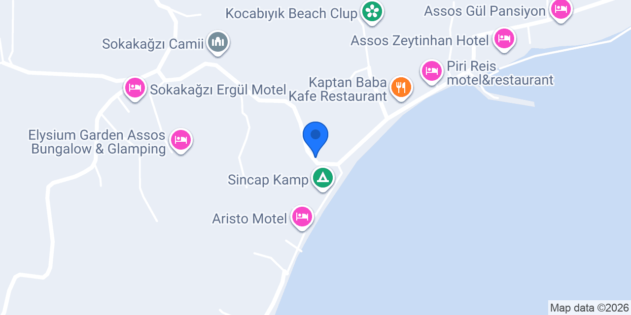 Ekin Butik Otel konumu