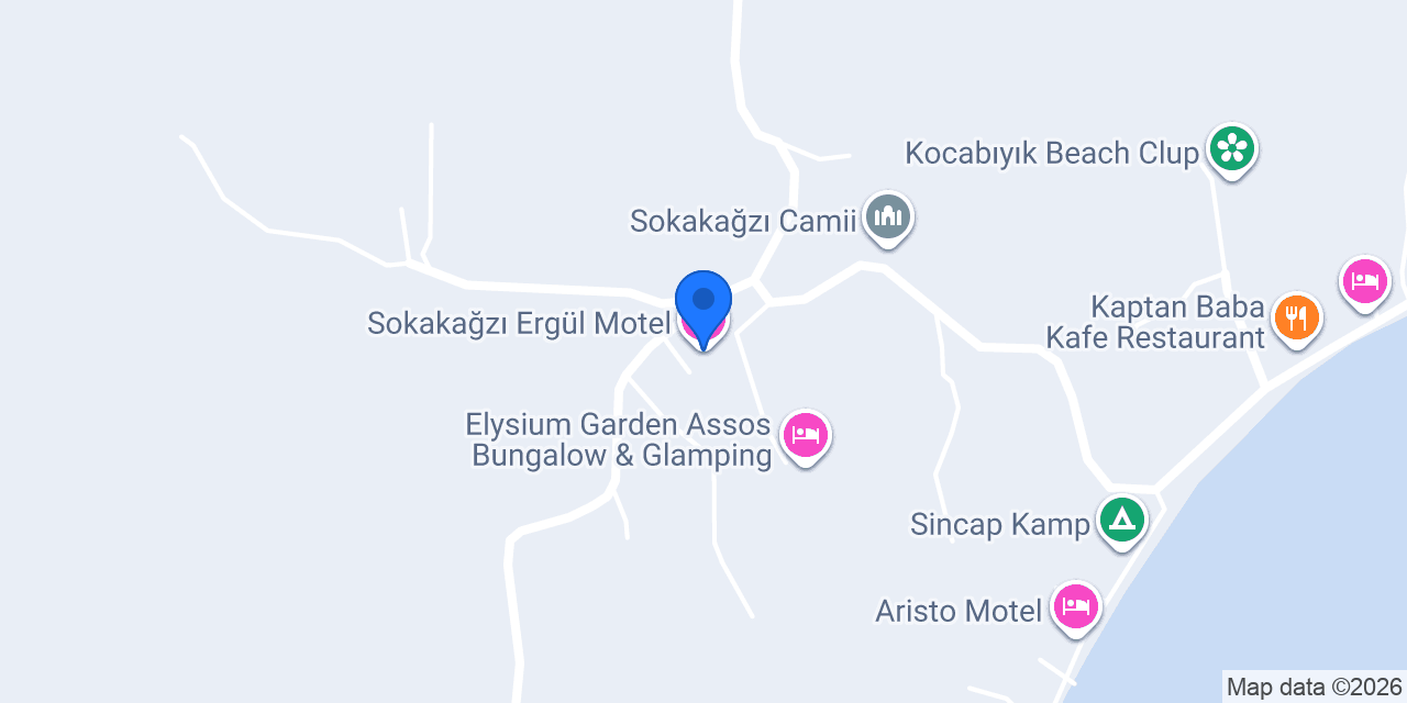 Sokakağzı Ergül Motel konumu