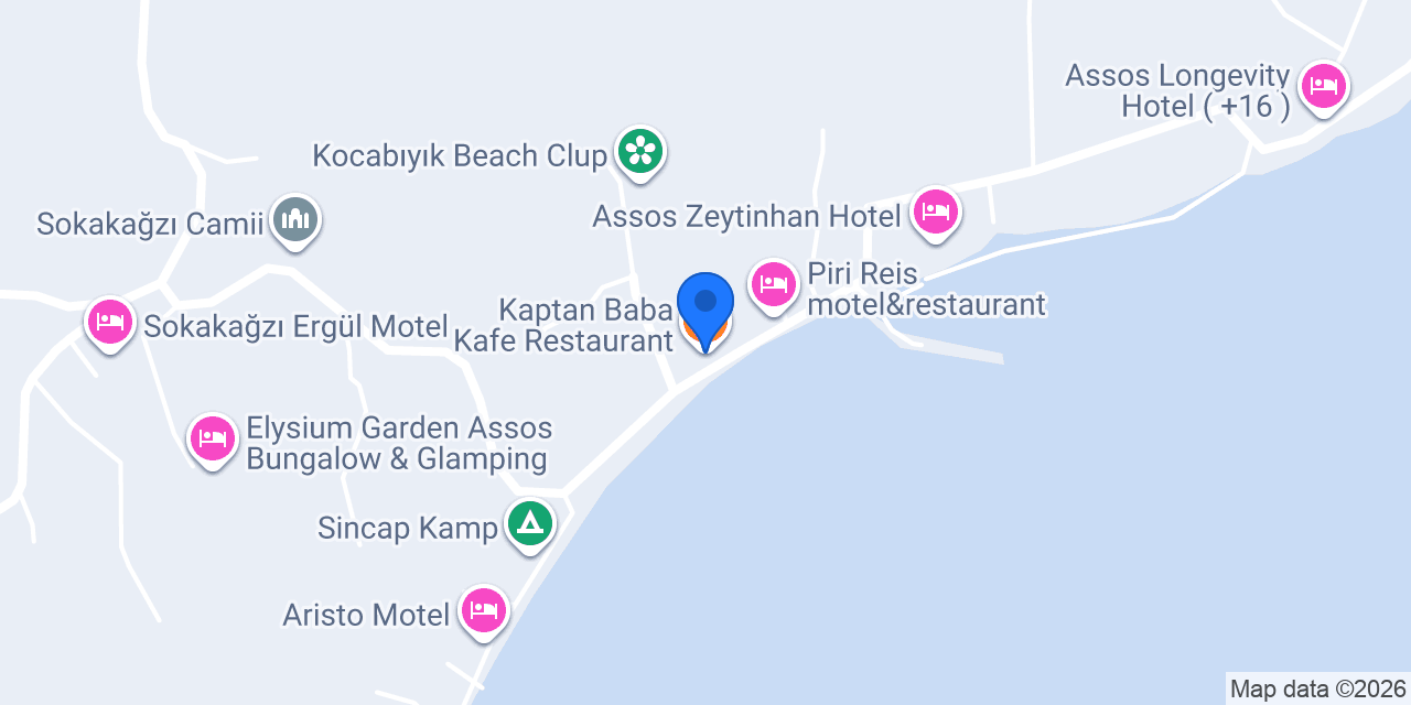 Kaptan Baba Kafe Restaurant konumu
