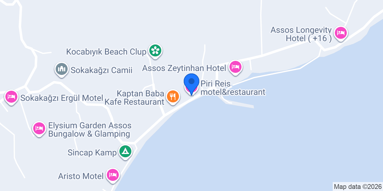 Piri Reis motel&restaurant konumu