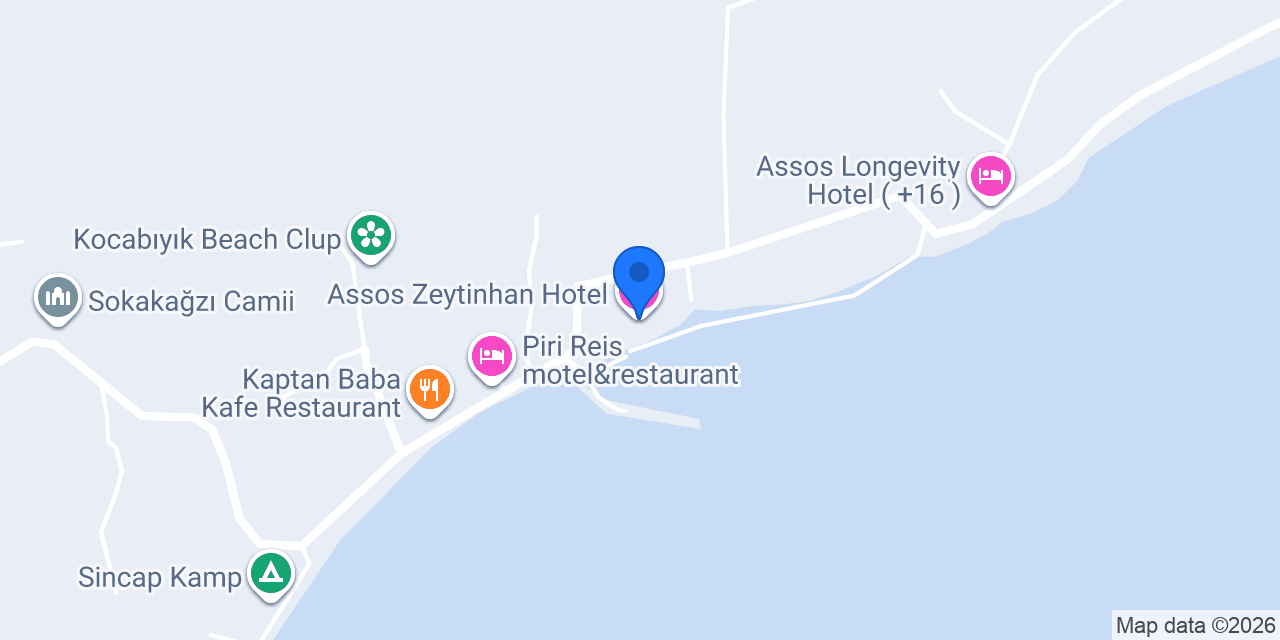 Assos Zeytinhan Hotel konumu