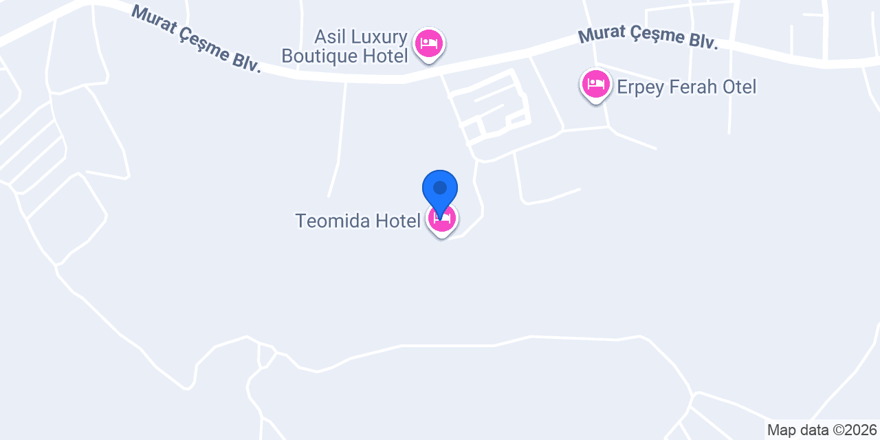 Teomida Hotel konumu