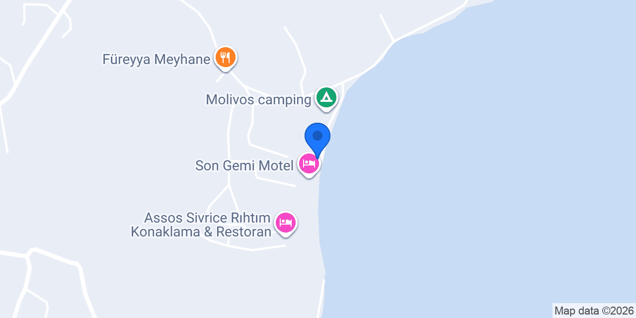 Molivos Camping konumu
