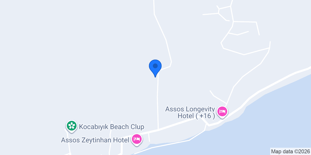 Assos Sivrice Misafir Evi konumu