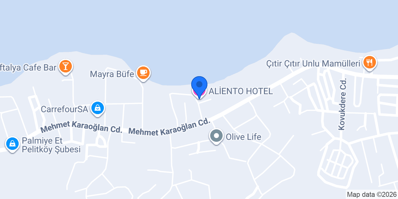 ALİENTO HOTEL konumu