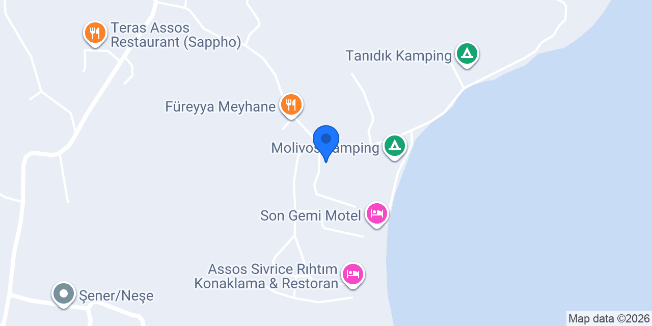 Sude Motel konumu