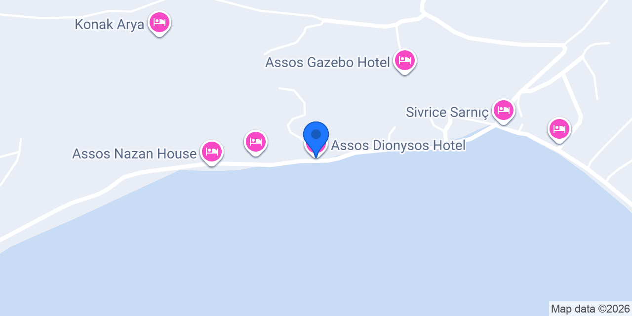 Assos Dionysos Hotel konumu