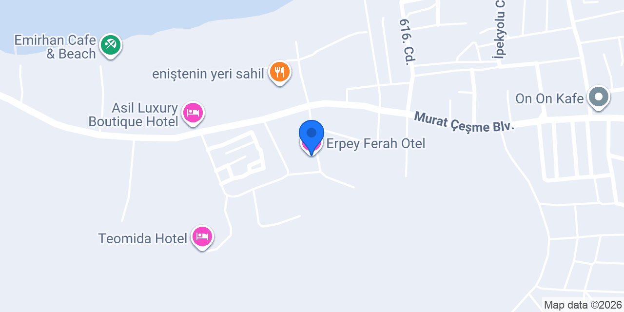 Erpey Ferah Otel konumu