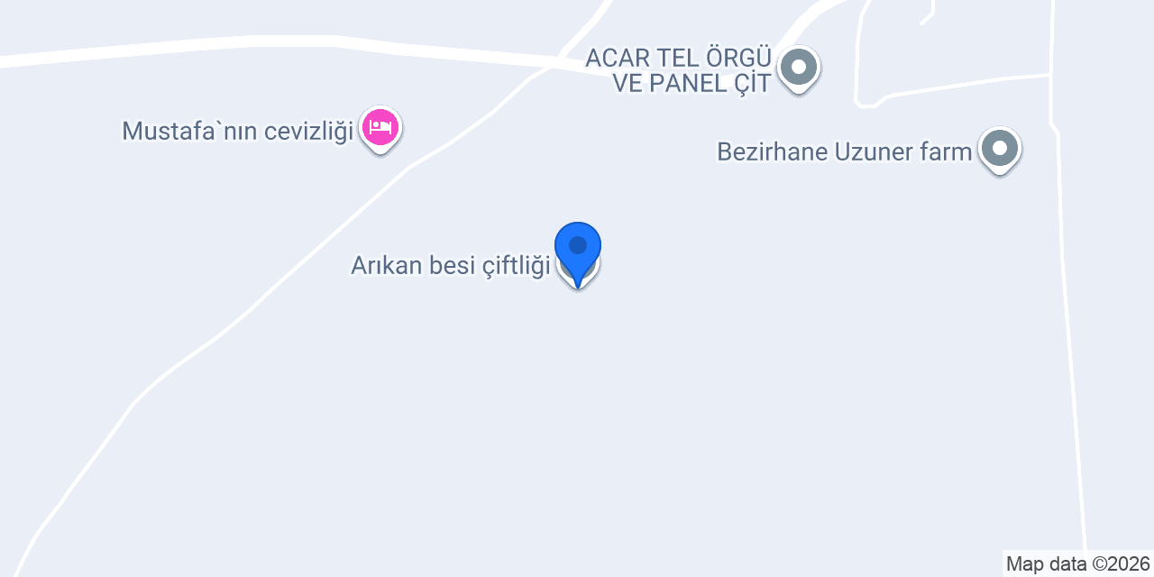 Arıkan besi çiftliği konumu