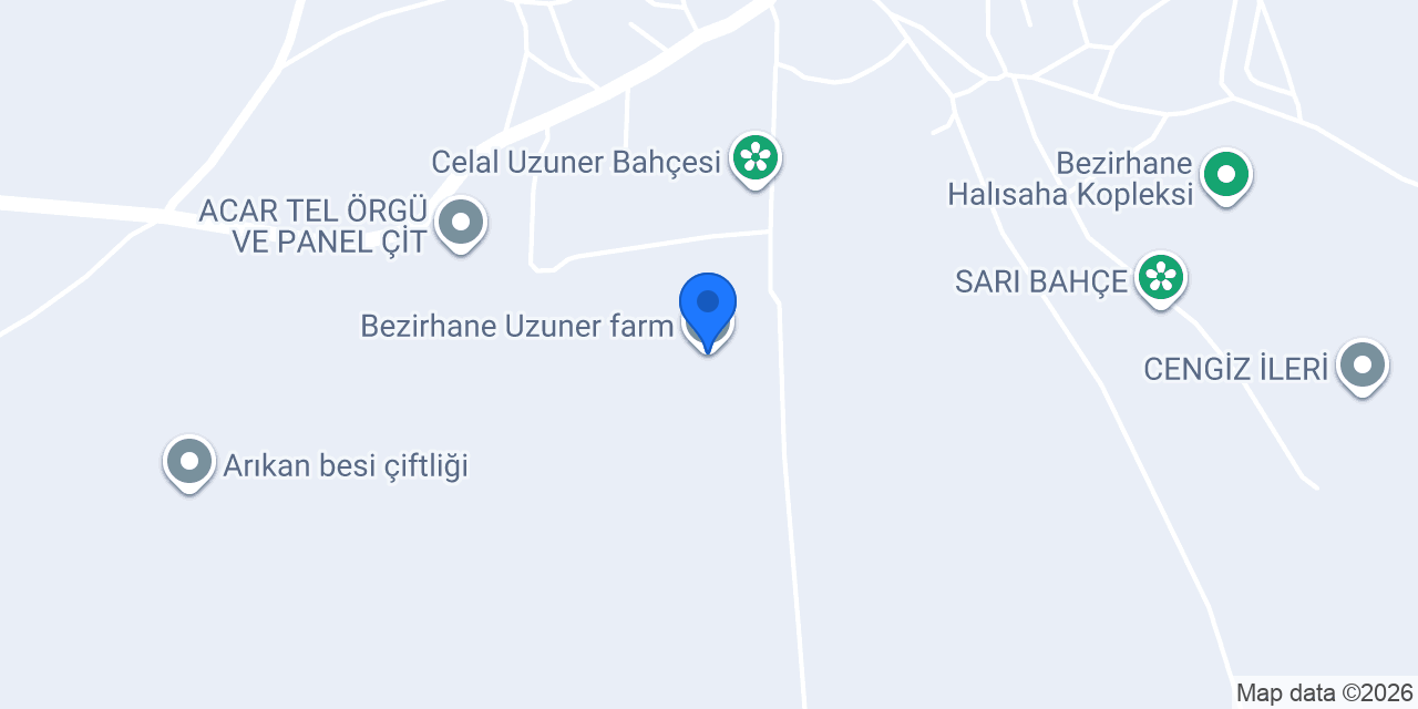 Bezirhane Uzuner farm konumu