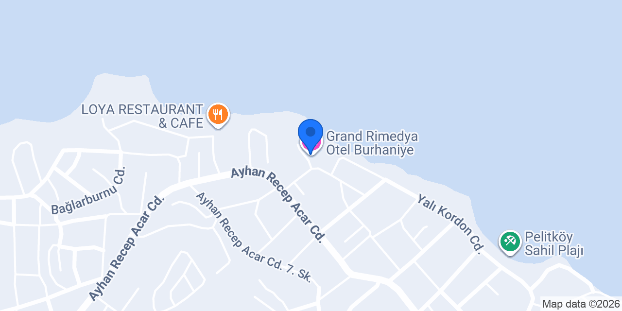 Grand Rimedya Otel Burhaniye konumu