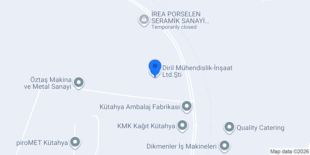 Diril Mühendislik-İnşaat Ltd.Şti. konumu