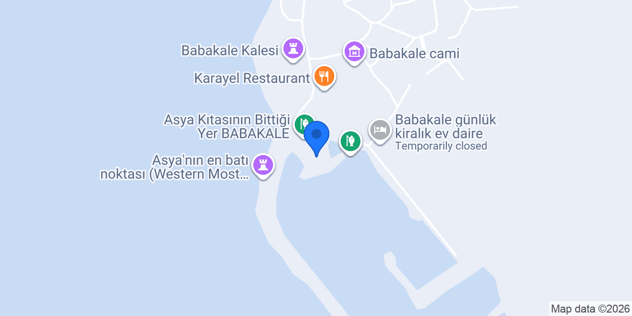 Babakale Limanı konumu