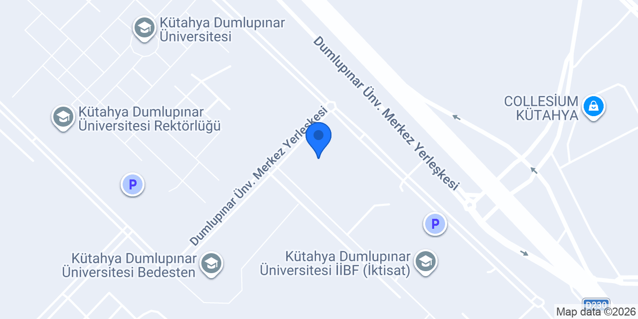 Sürekli Eğitim Merkezi konumu