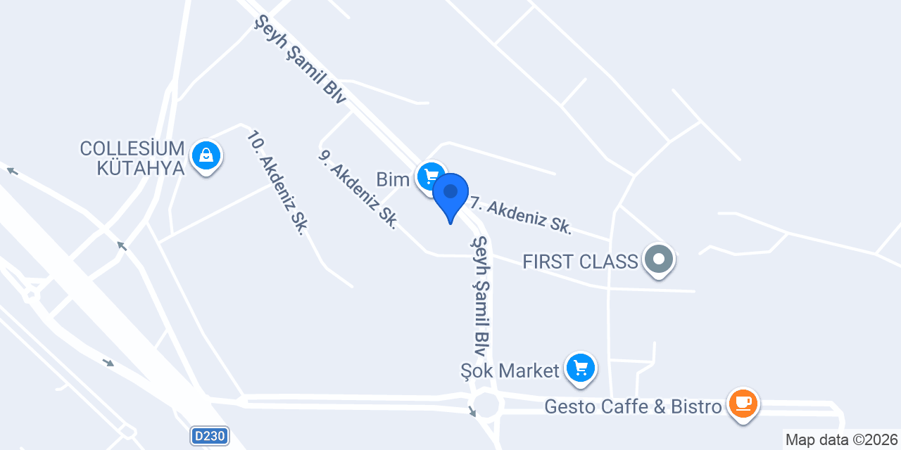 Bi Dünya Cafe konumu