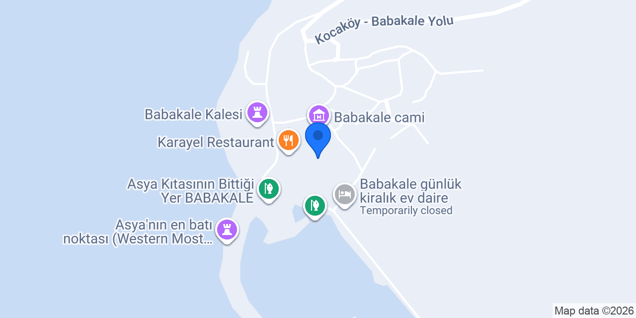 EgeMar Pansiyon ve Köy Evi konumu