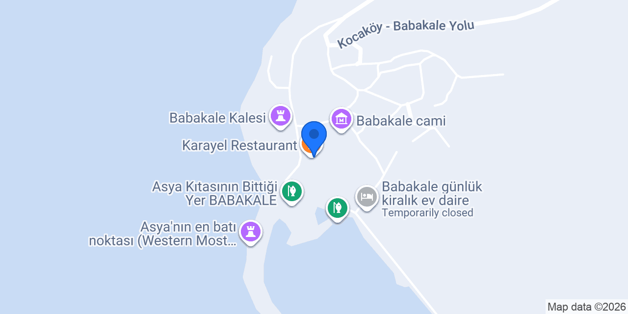 Karayel Restaurant konumu