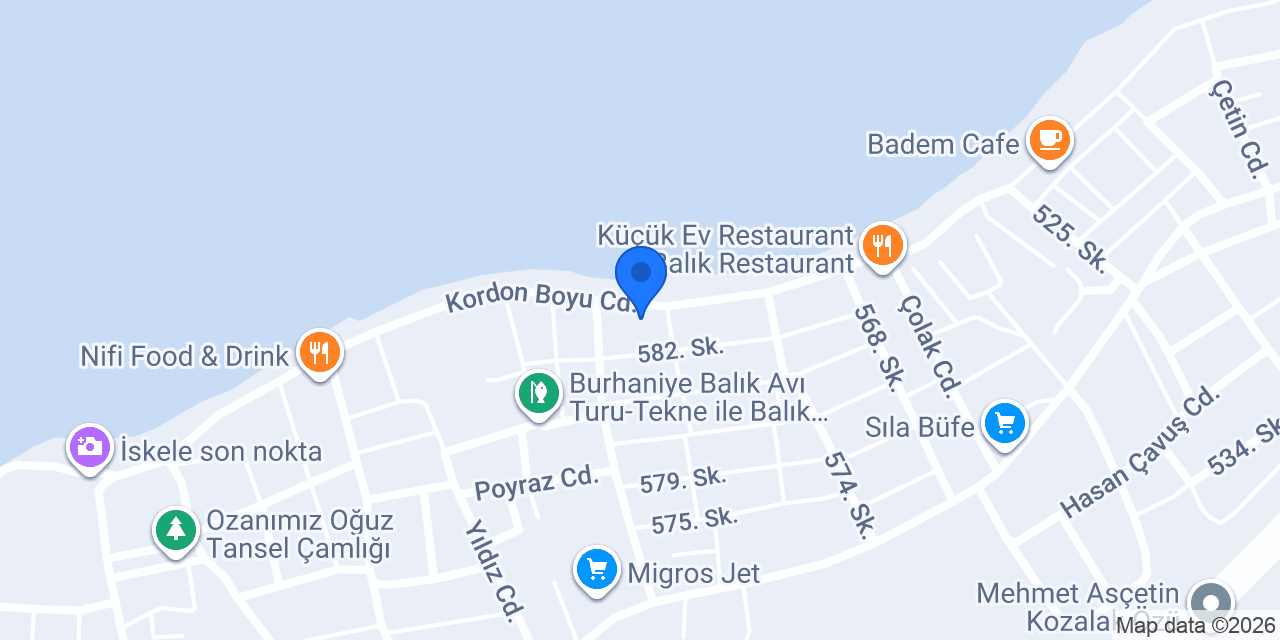 Tekço Cafe konumu
