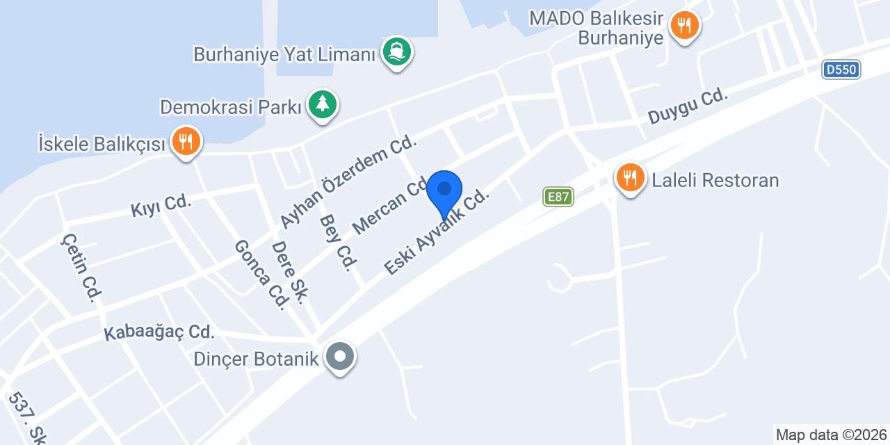 Aktürk Yapı Malzemeleri konumu