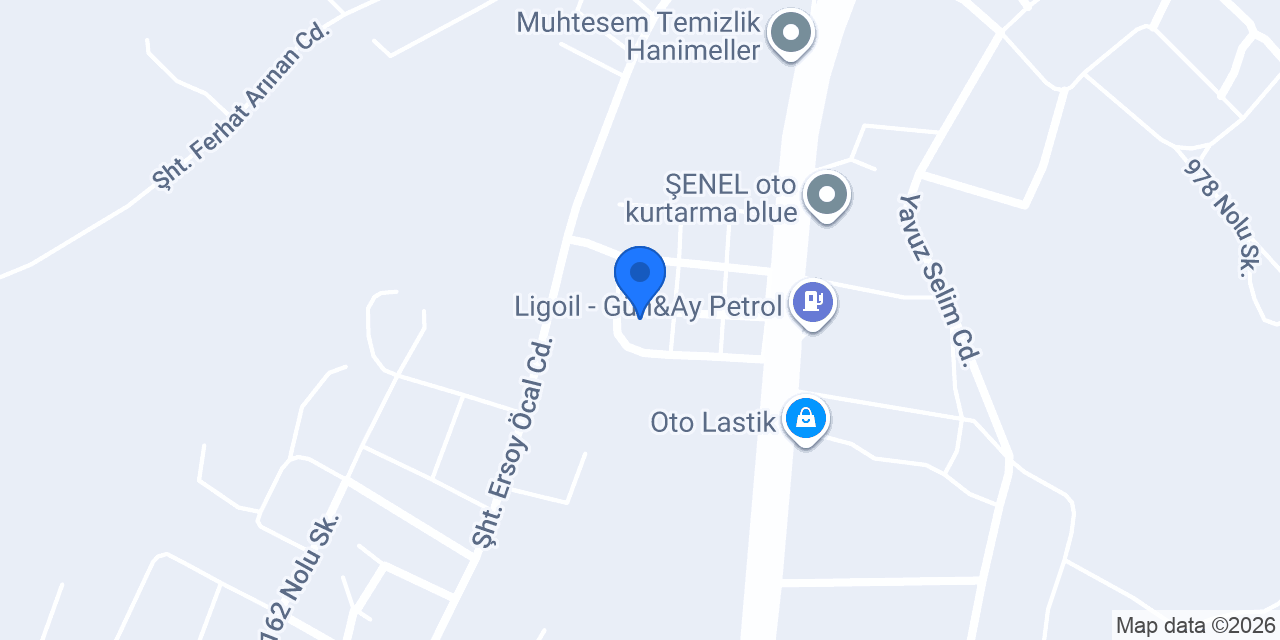 YESİLYURT KAUCUK konumu