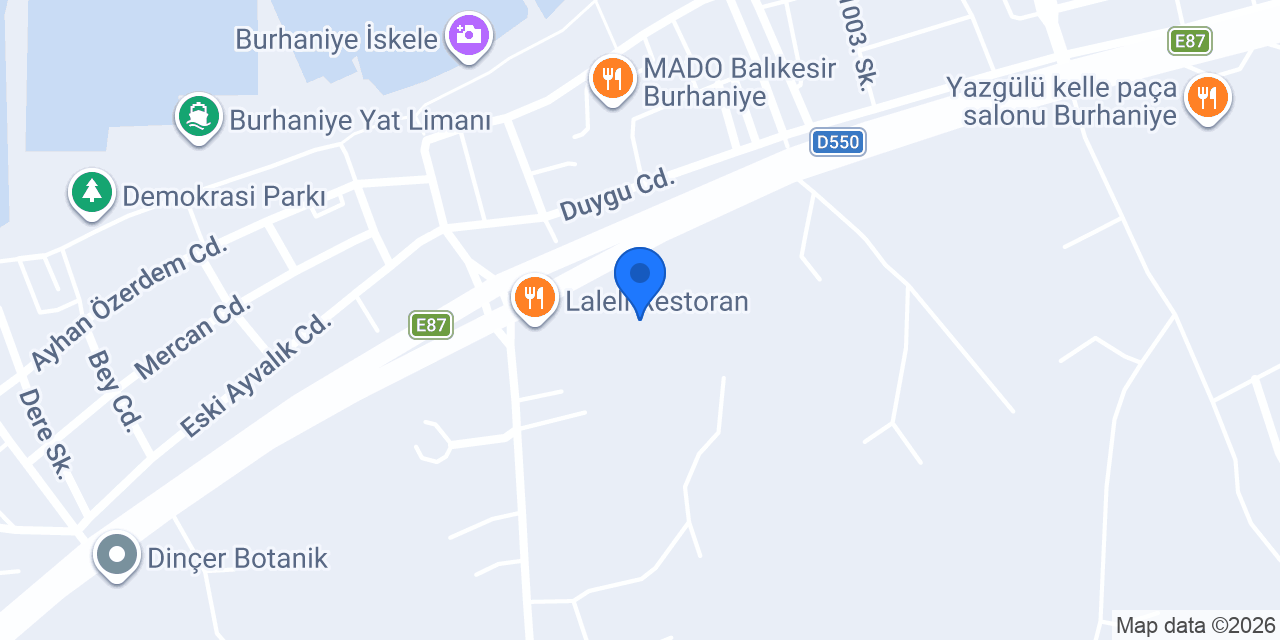 Burhaniye Armada Emlak konumu