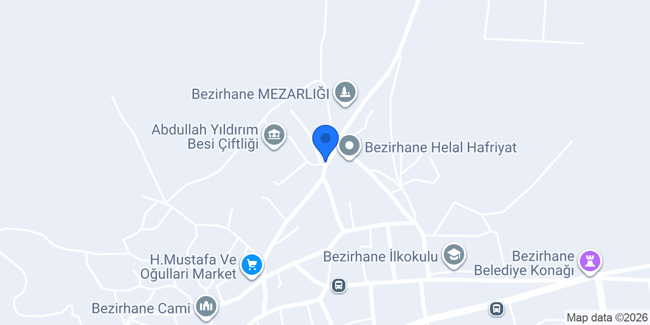Bezirşah Çiftliği konumu