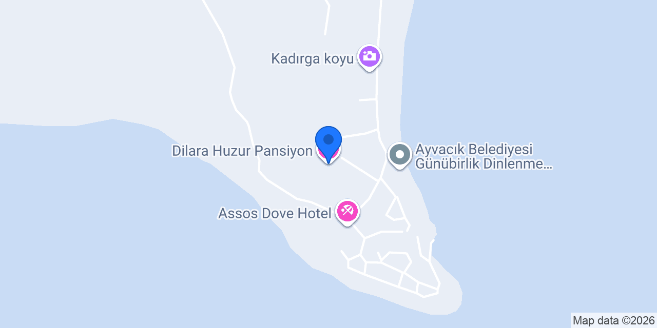 Dilara Huzur Pansiyon konumu