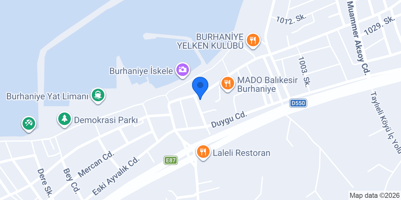Aydınlar Et & Restaurant konumu