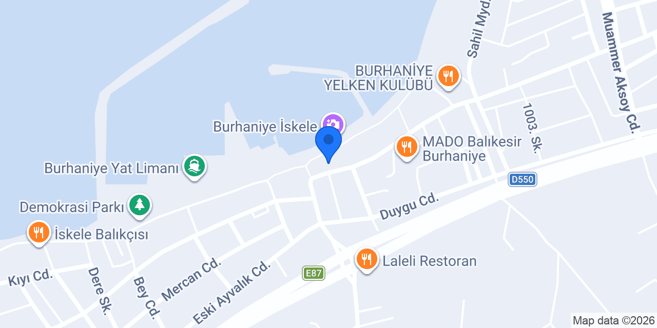 Balık Malık - Burhaniye Balık Restaurant konumu