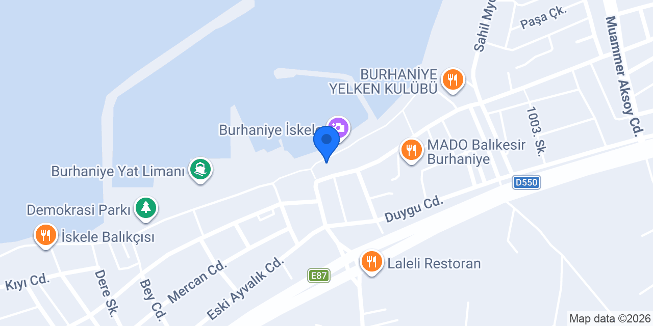 iskele ROMA DONDURMA konumu