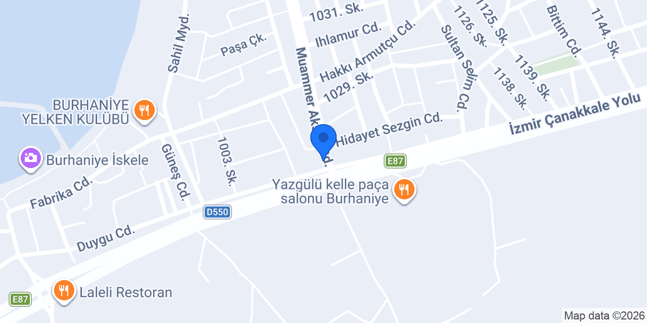 Yüzbaşıoğlu Butik Apart -3 konumu