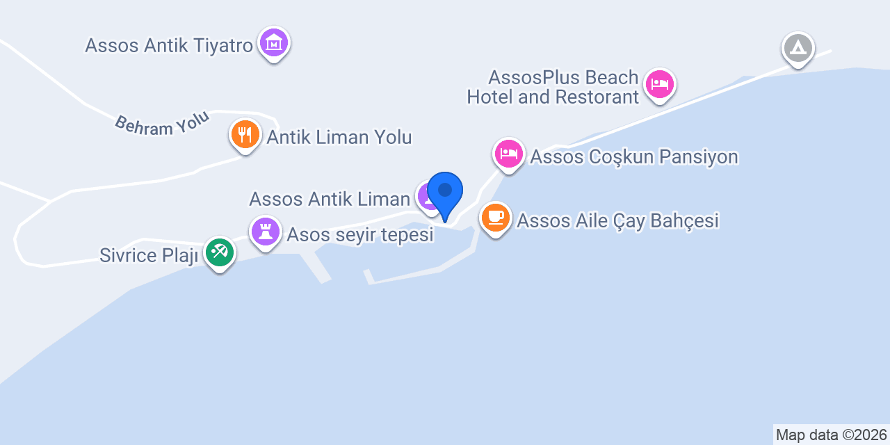 Assos Troy Port Hotel konumu