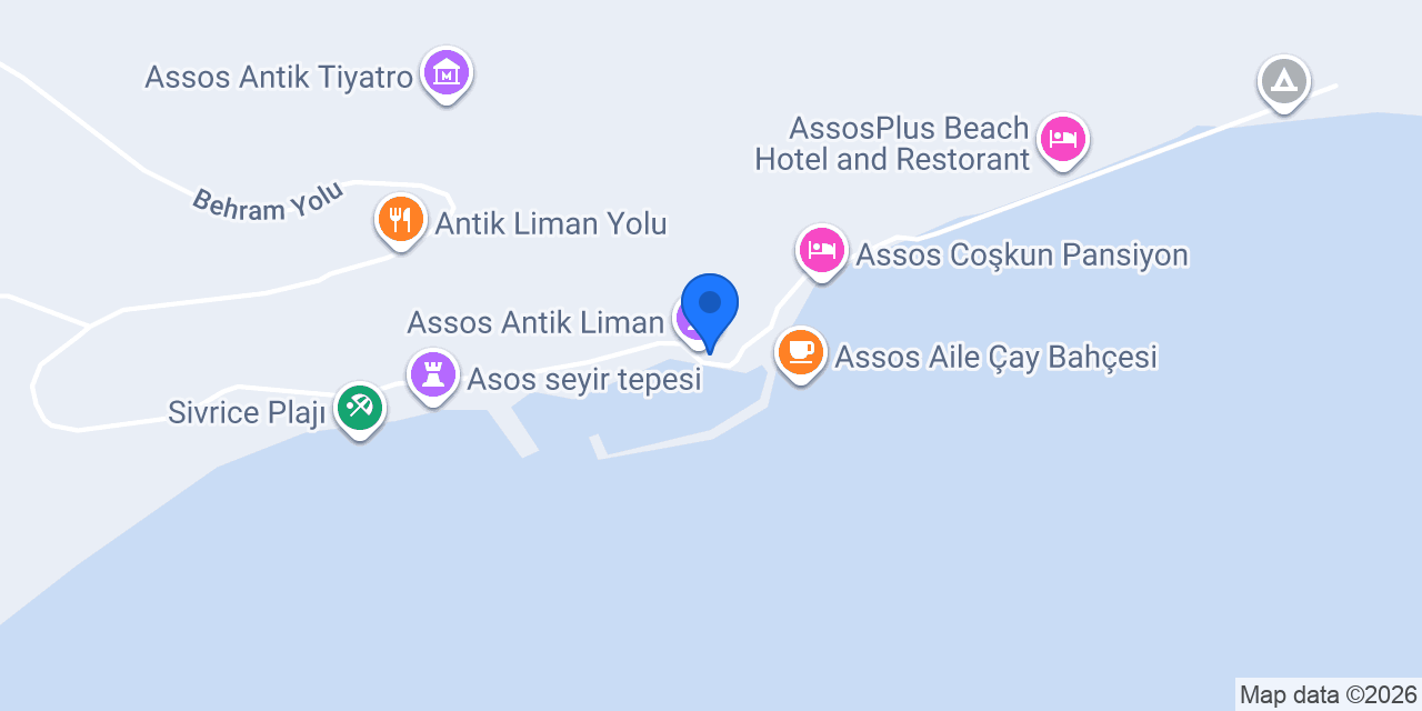 Assos Palamud Restaurant konumu