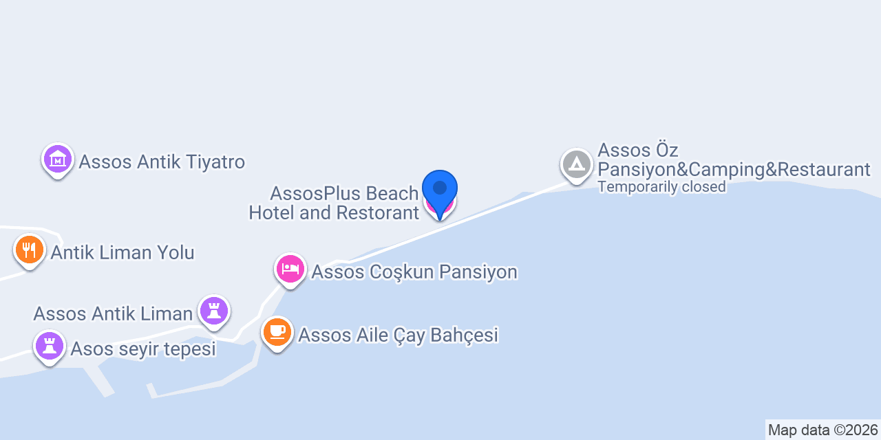 AssosPlus Beach Hotel and Restorant konumu