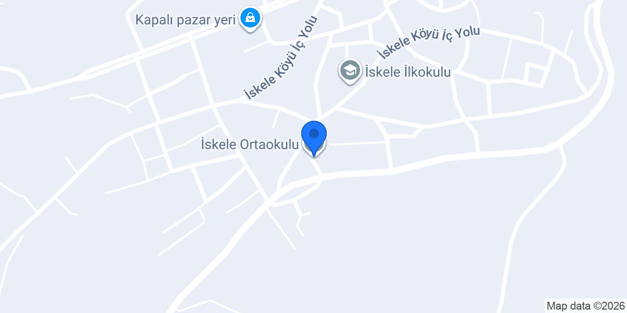 İskele Ortaokulu konumu