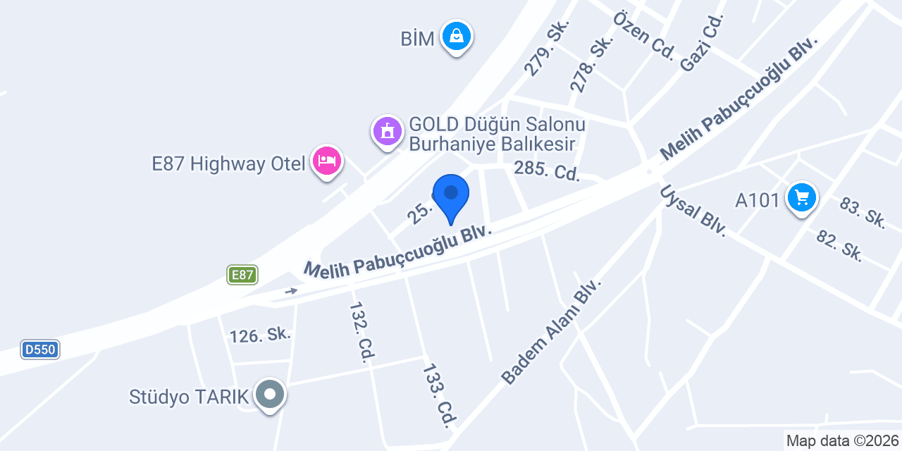Balıkesir Burhaniye Winsa - Emir Yapı İnşaat konumu