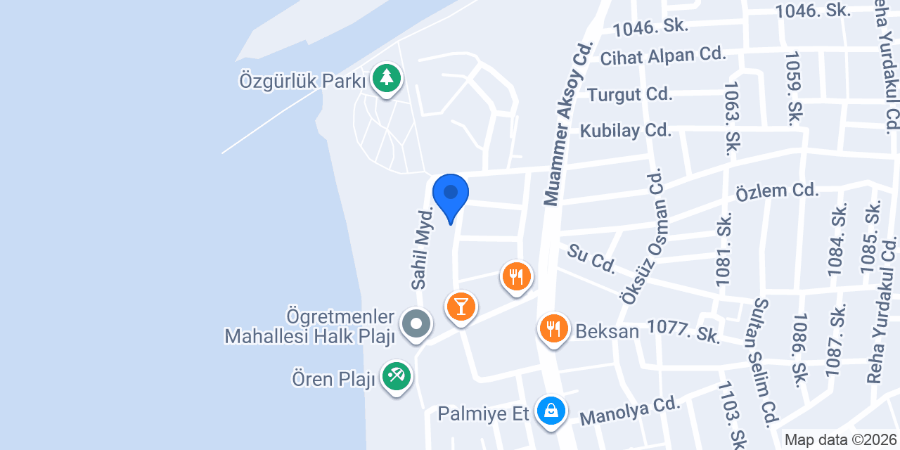 Saray Pansiyon konumu