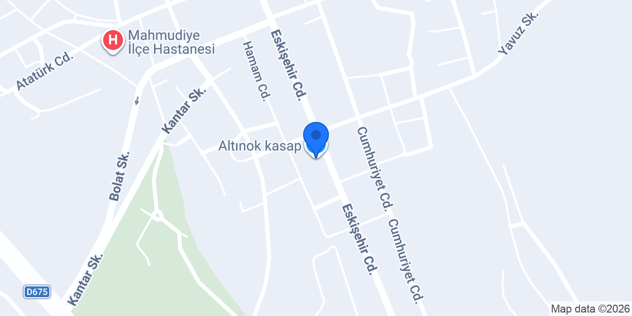 Altınok kasap konumu