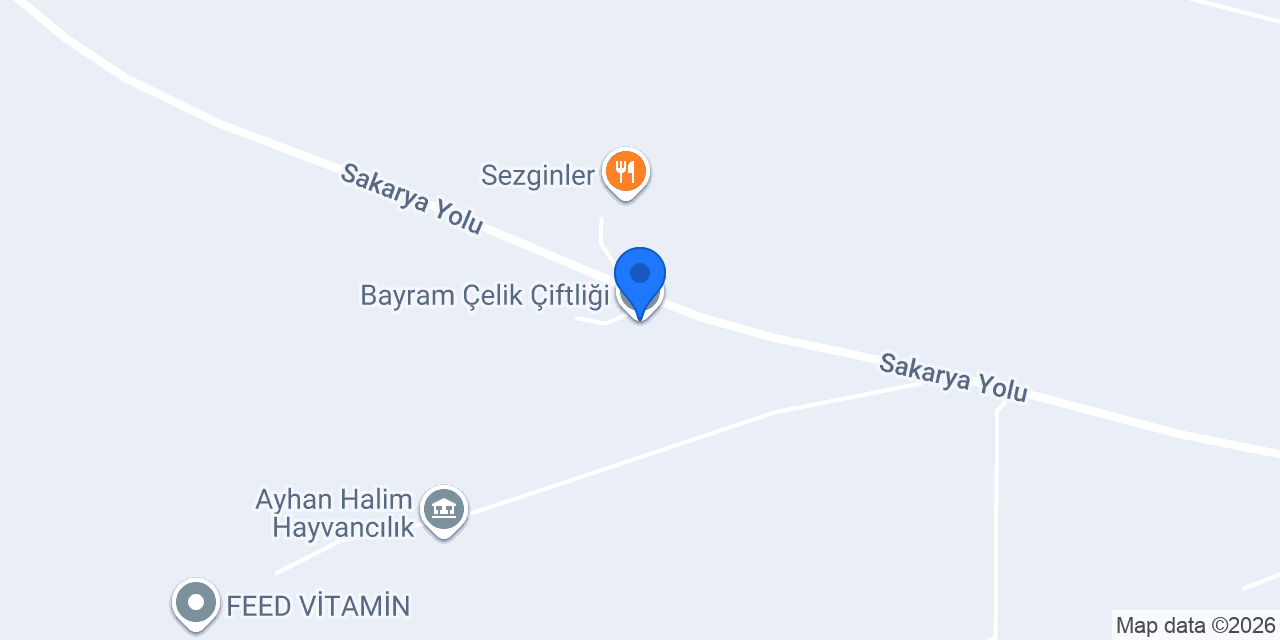 Bayram Çelik Çiftliği konumu