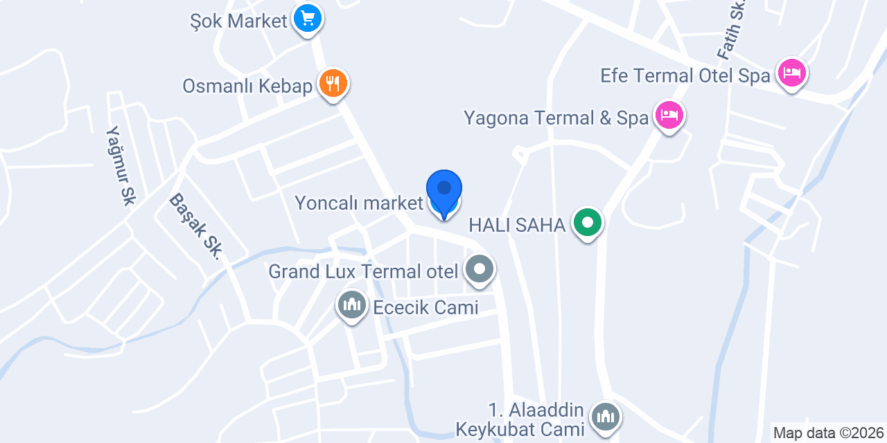 Yoncalı market konumu