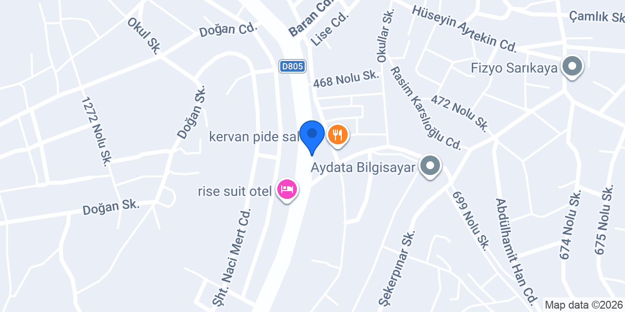 SARAS ASANSÖR konumu
