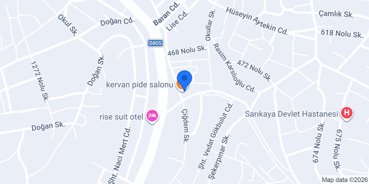 kervan pide salonu konumu
