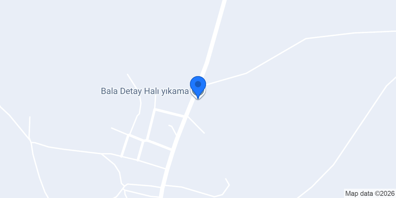 Bala Detay Halı yıkama konumu