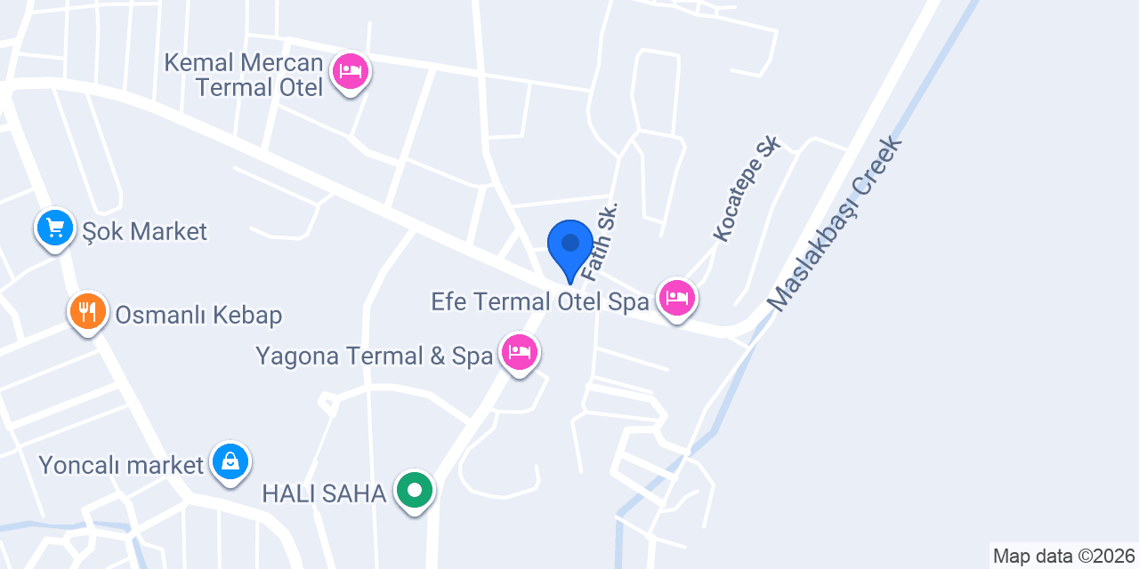 Yoncalı Doğan Apart Otel & Pansiyon konumu