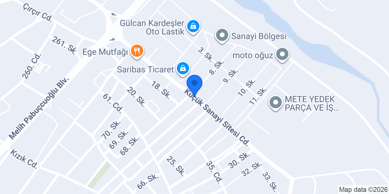 Gülen Mobilya konumu